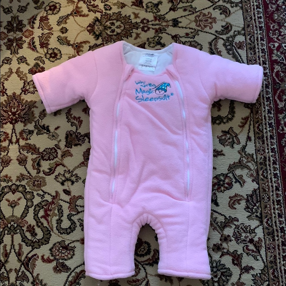 Baby Merlin Magic Sleepsuit - Pink